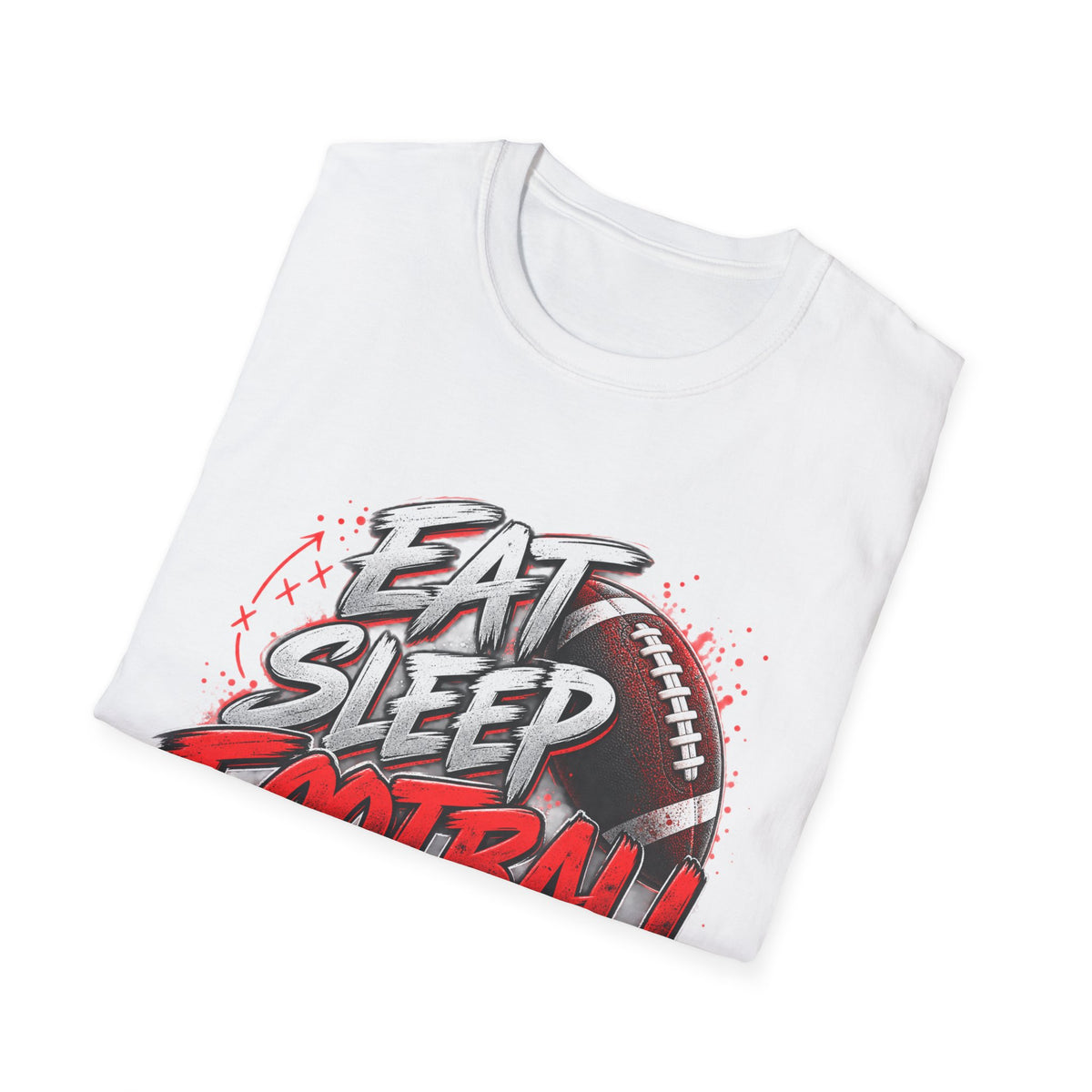 Eat Sleep Football Repeat T-Shirt