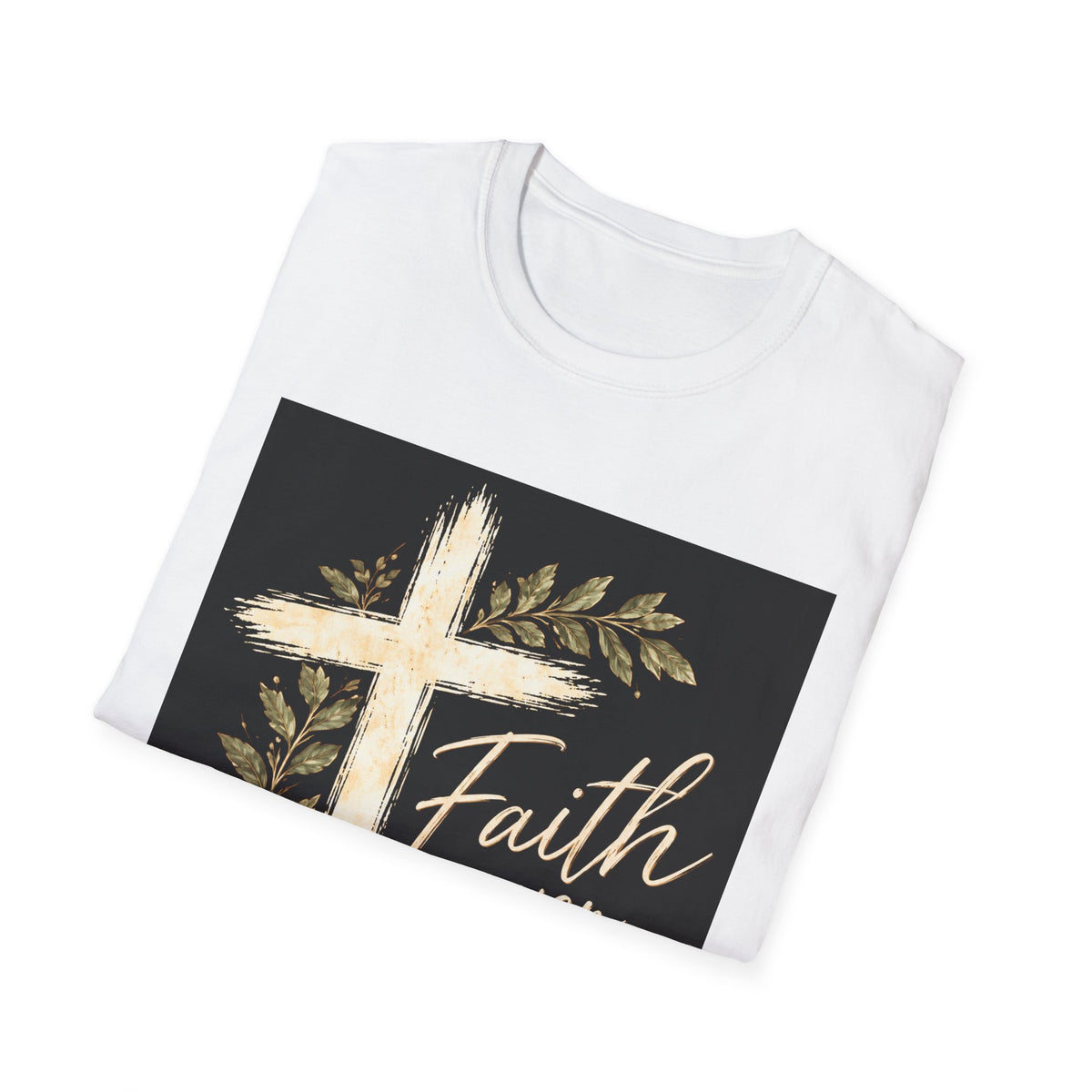 Faith Over Fear Christian Cross T-Shirt