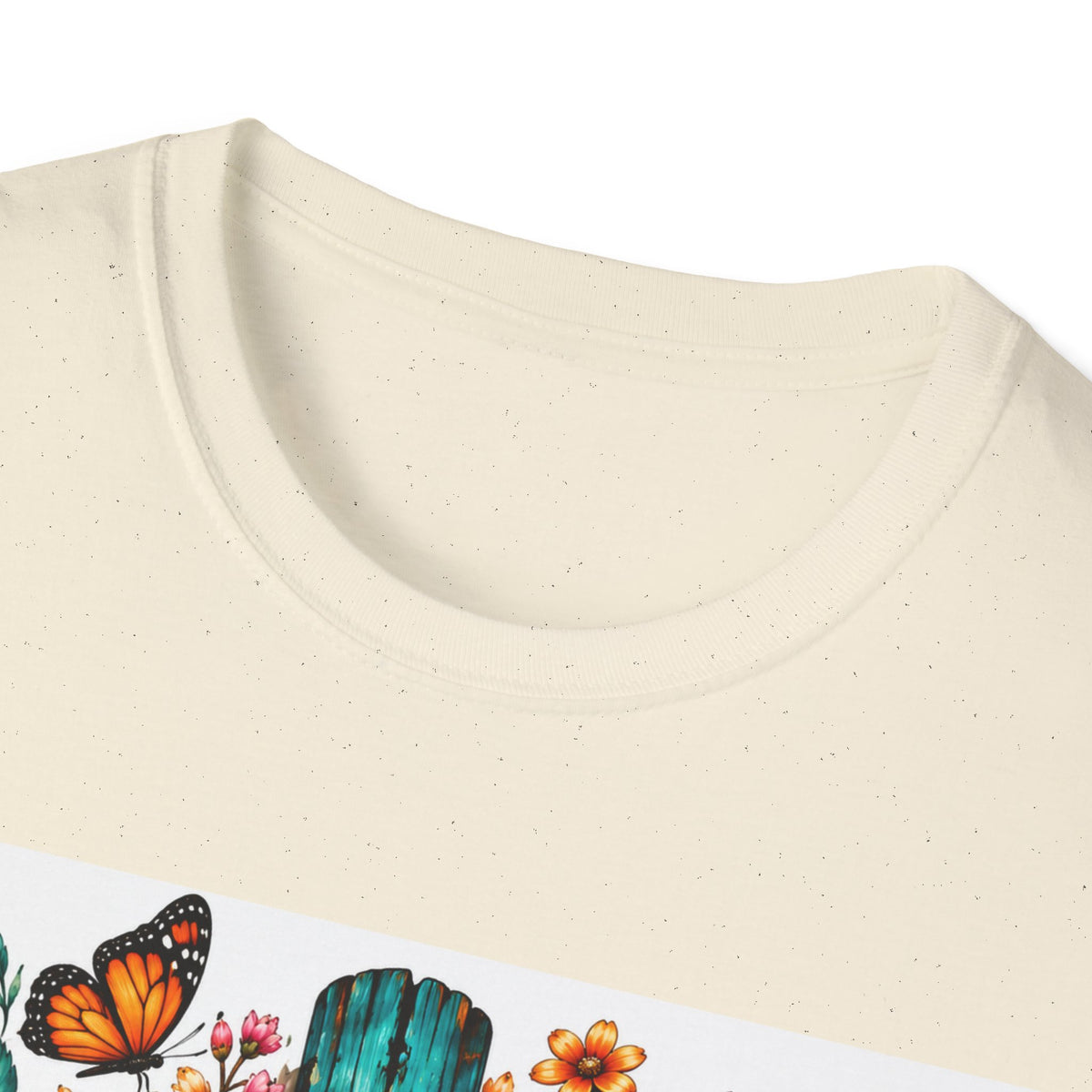 Faith Floral Cross T-Shirt – Colorful Christian Wildflower Design