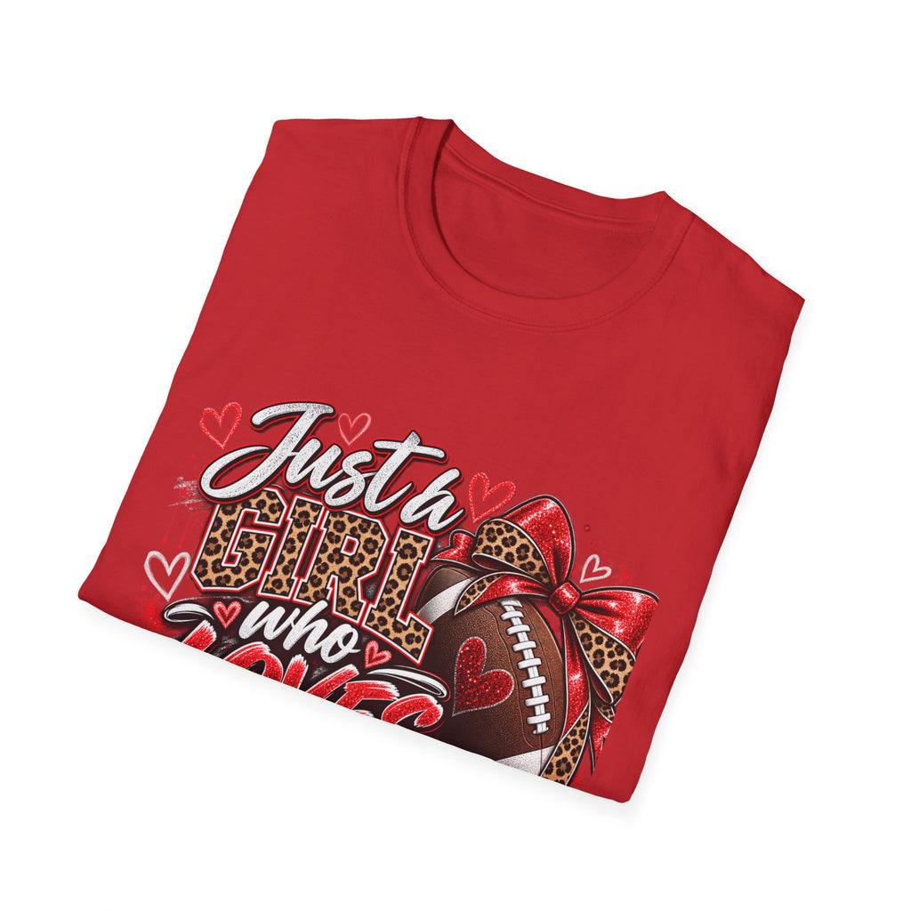 Just a Girl Who Loves Football T-Shirt