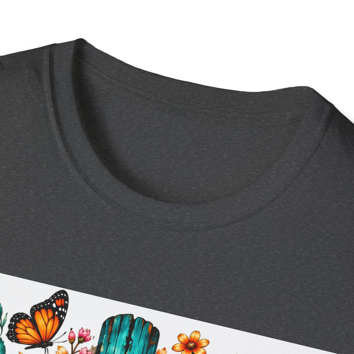 Faith Floral Cross T-Shirt – Colorful Christian Wildflower Design