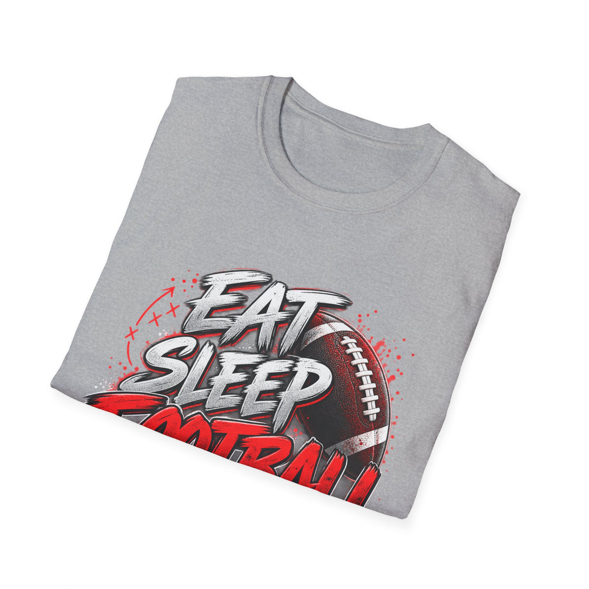 Eat Sleep Football Repeat T-Shirt