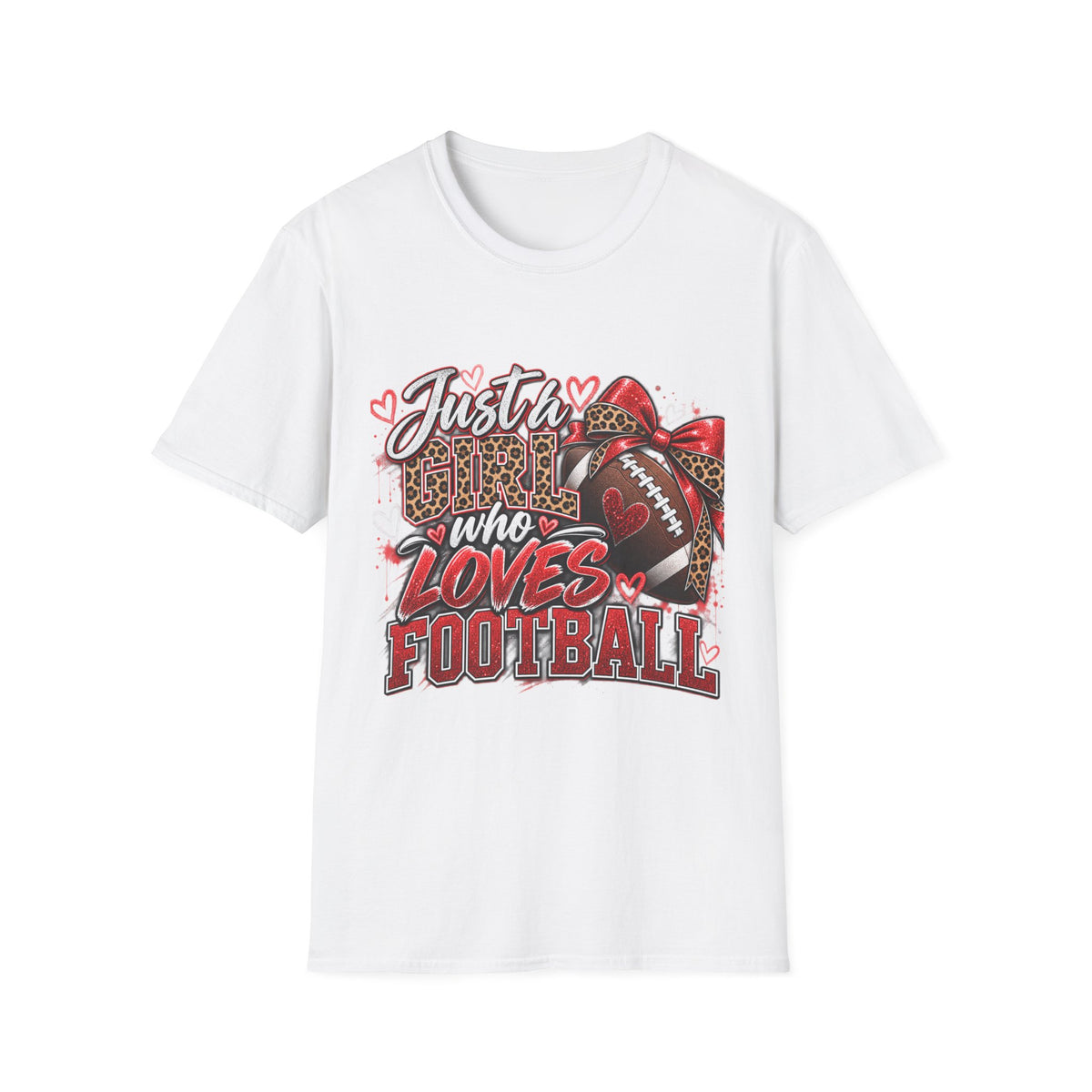 Just a Girl Who Loves Football T-Shirt