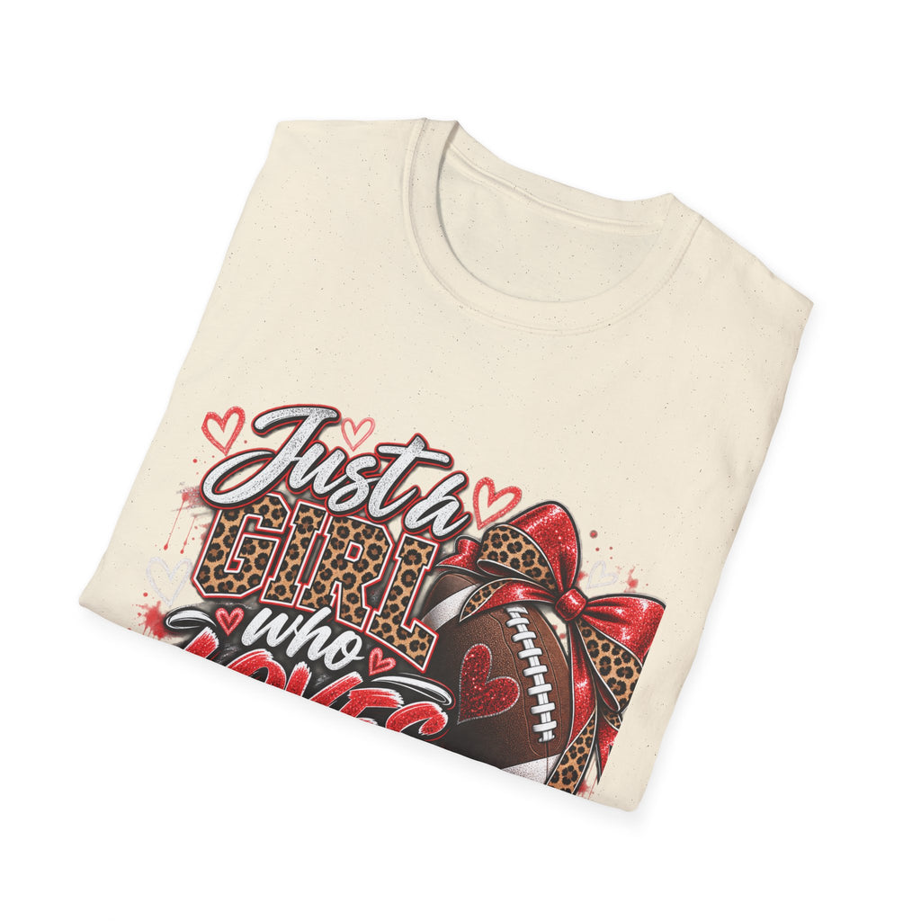 Just a Girl Who Loves Football T-Shirt