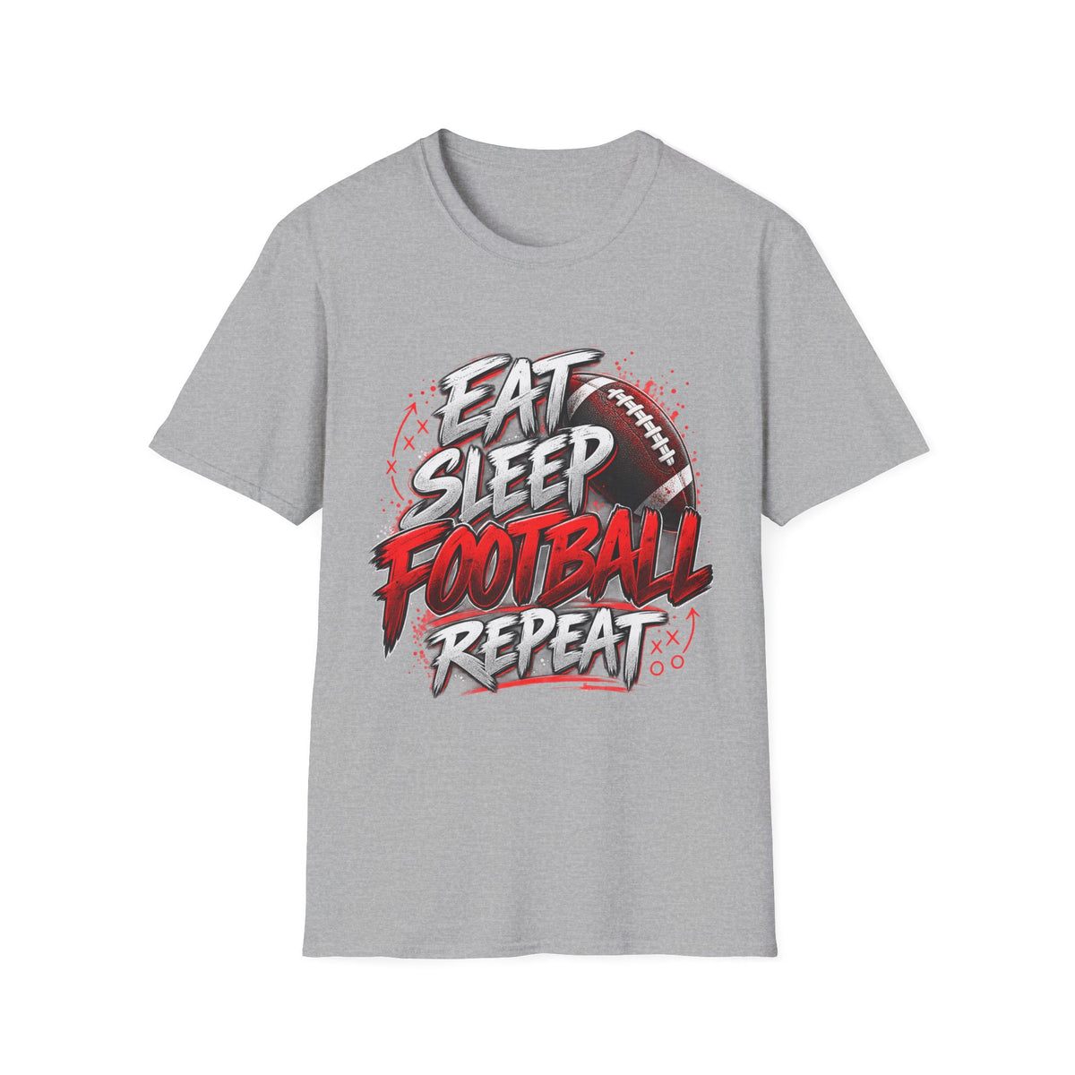 Eat Sleep Football Repeat T-Shirt