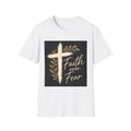 Faith Over Fear Christian Cross T-Shirt