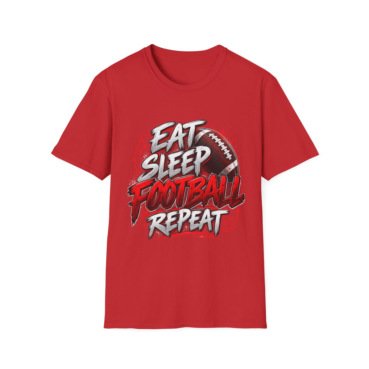 Eat Sleep Football Repeat T-Shirt