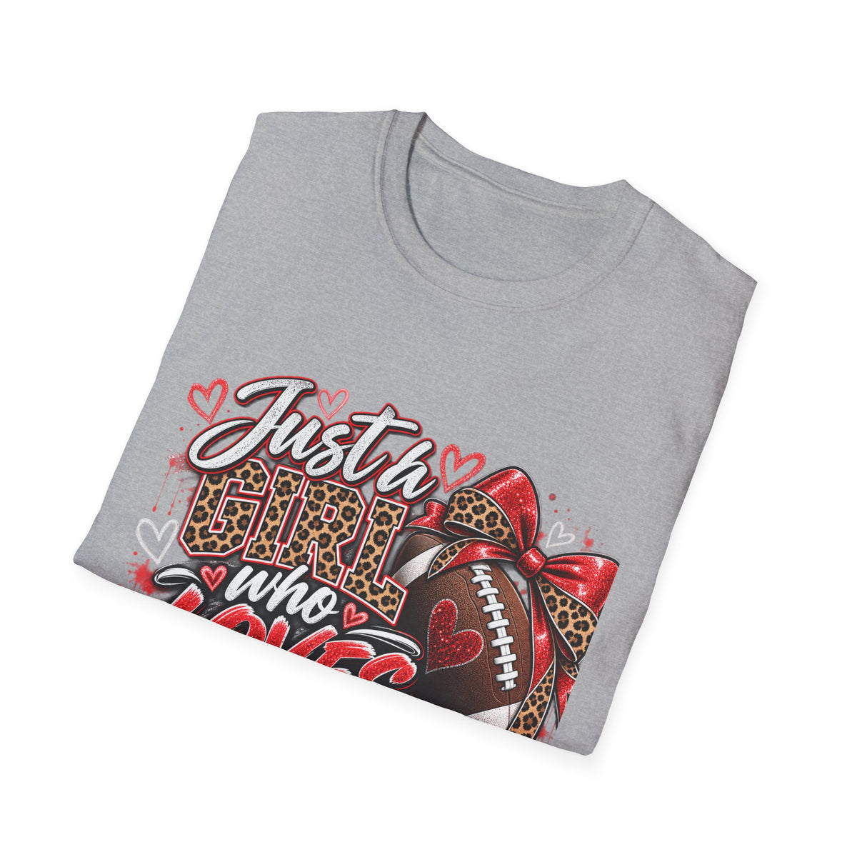 Just a Girl Who Loves Football T-Shirt