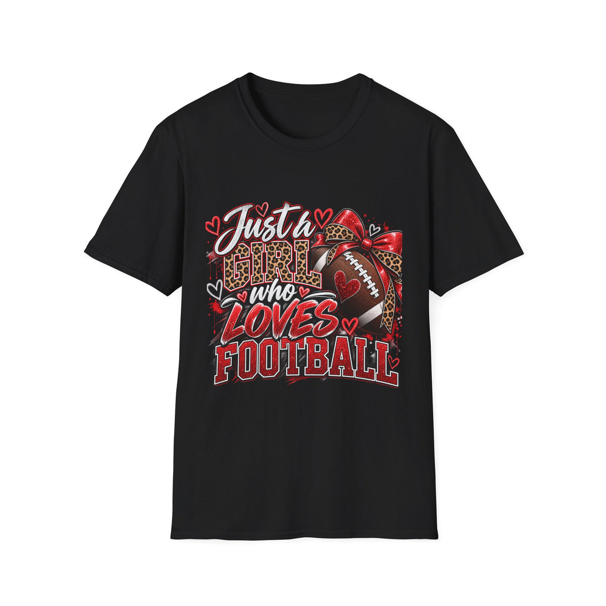 Just a Girl Who Loves Football T-Shirt