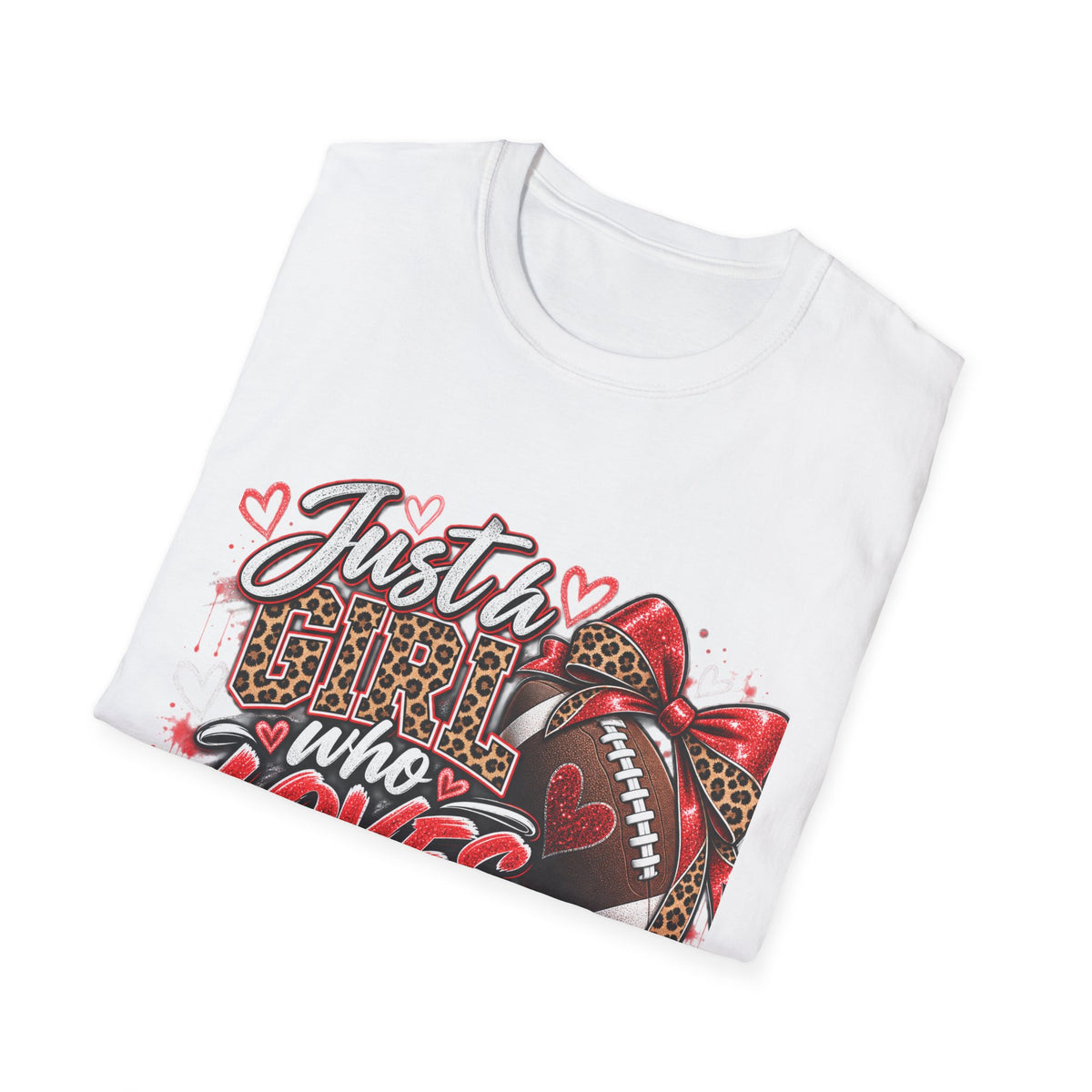 Just a Girl Who Loves Football T-Shirt