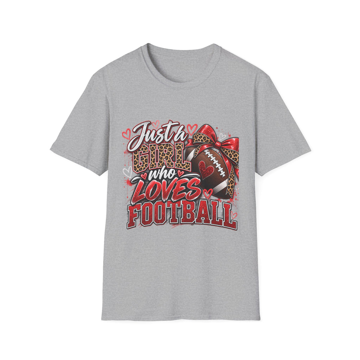 Just a Girl Who Loves Football T-Shirt