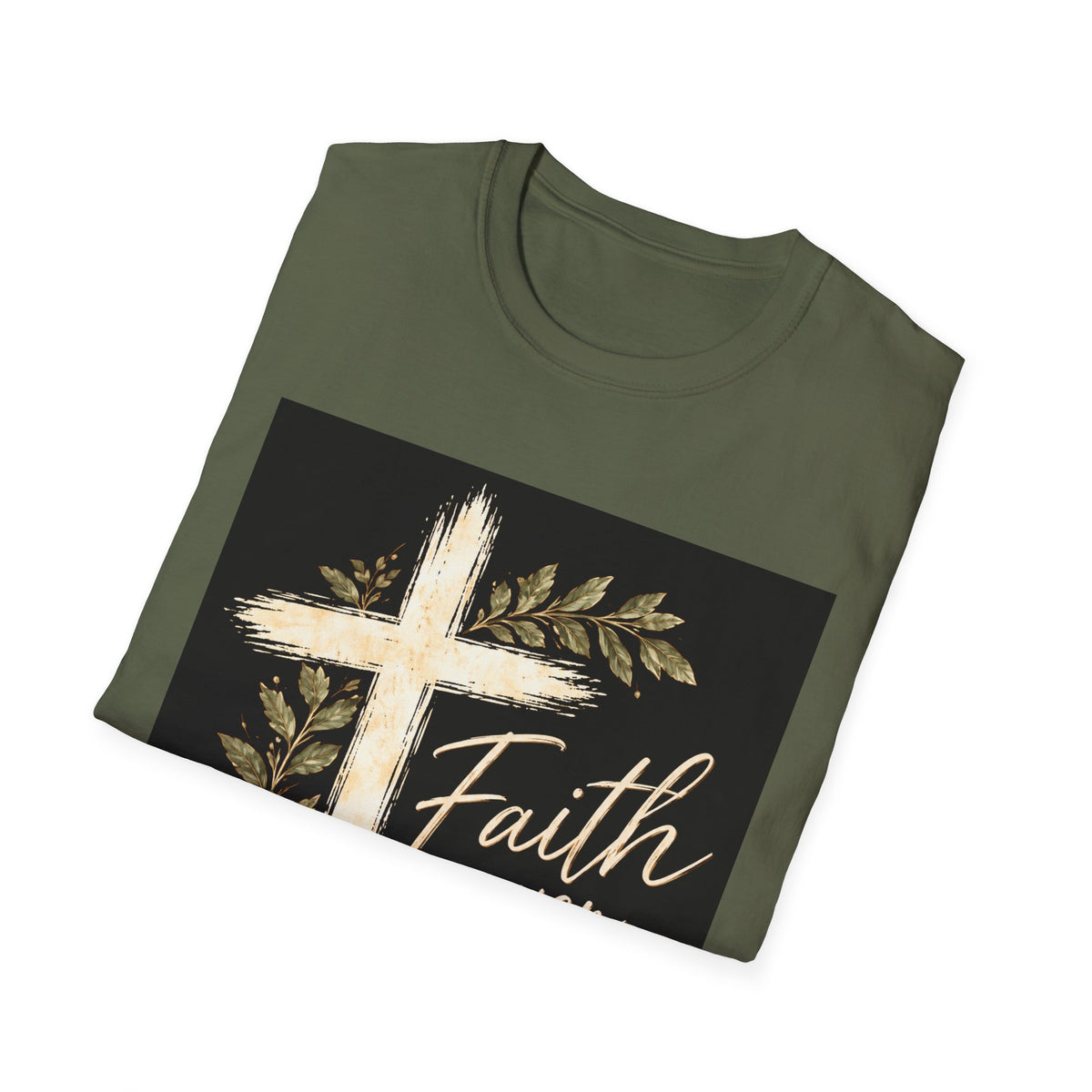 Faith Over Fear Christian Cross T-Shirt